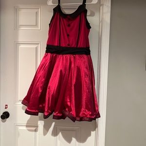 Red dance costumr